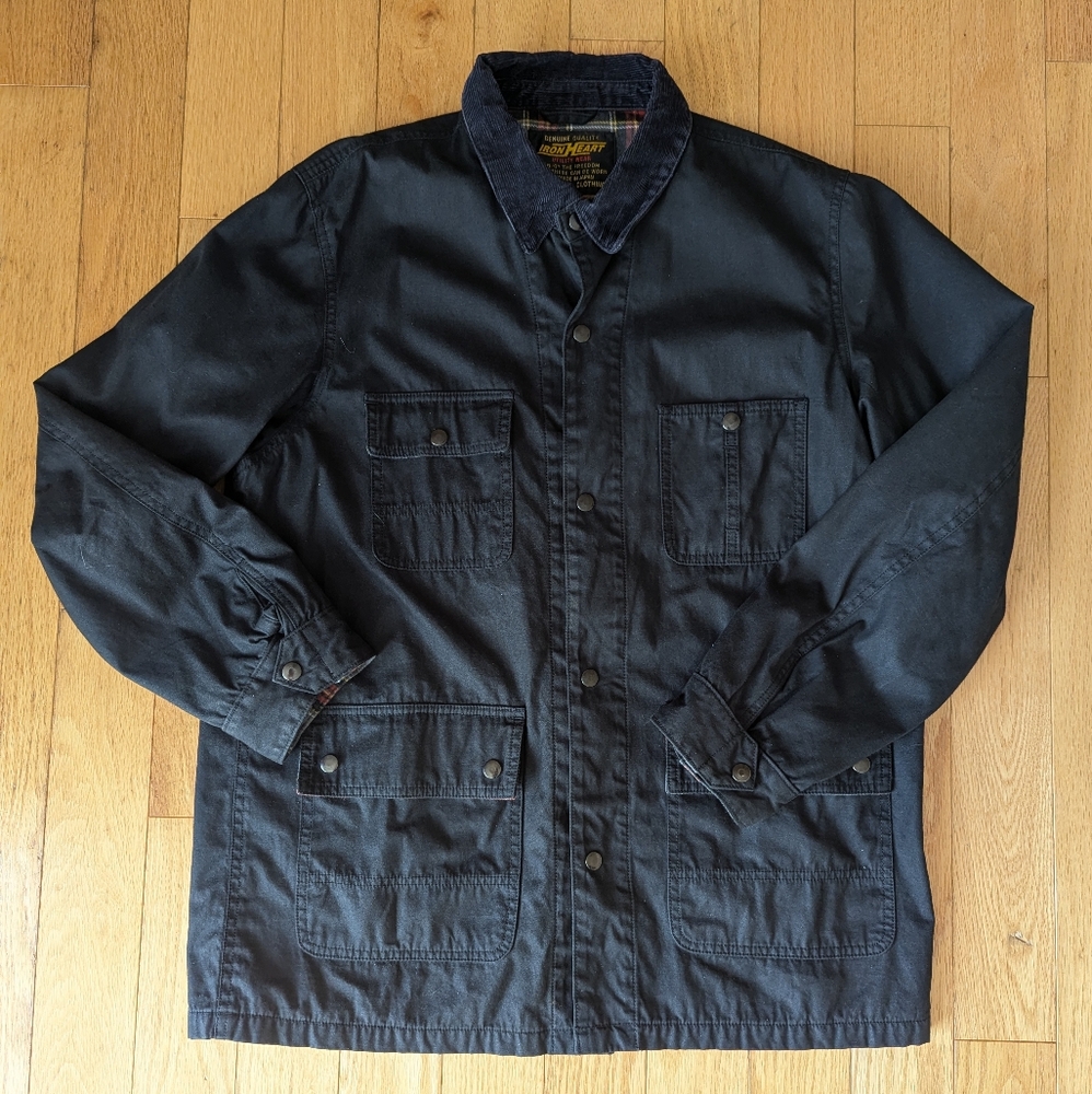 Iron Heart Barbour Style Coat